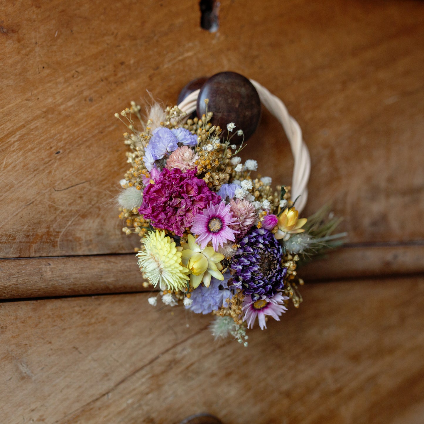 Mini colourful wreath