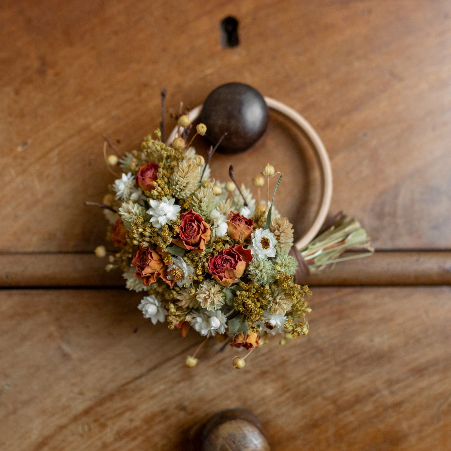 Mini rose wreath